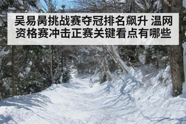 吴易昺挑战赛夺冠排名飙升 温网资格赛冲击正赛关键看点有哪些